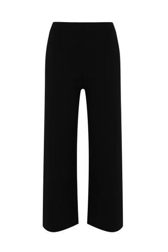 Cropped Trousers In Viscose Crepe - Max Mara Studio - Modalova