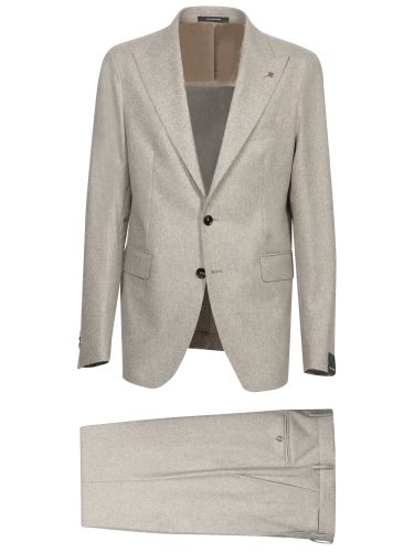 Tagliatore Beige Wool Suit - Tagliatore - Modalova