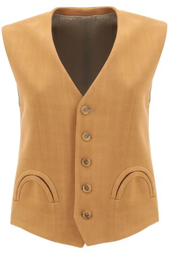 Feral Santana Peanut Tailoring Vest - Blazé Milano - Modalova