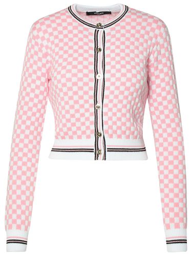 Versace Pink Wool Blend Cardigan - Versace - Modalova