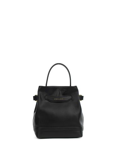 Becky Shoulder Bucket Bag In Nappa With Shoulder Strap - Orciani - Modalova