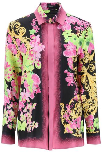 Versace orchid Foulard Shirt - Versace - Modalova