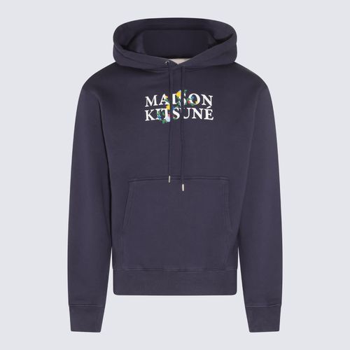 Ink Cotton Flower Lettering Sweatshirt - Maison Kitsuné - Modalova