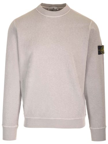 Grey Sweatshirt With Mock Neck - Stone Island - Modalova