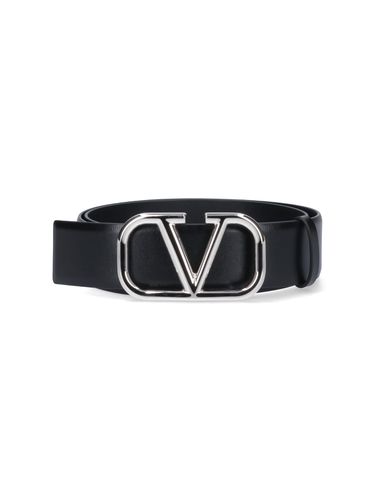 Vlogo Signature Leather Belt - Valentino Garavani - Modalova