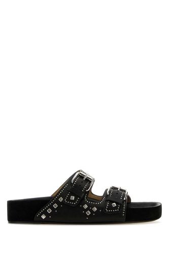 Leather Lennyo Slippers - Isabel Marant - Modalova