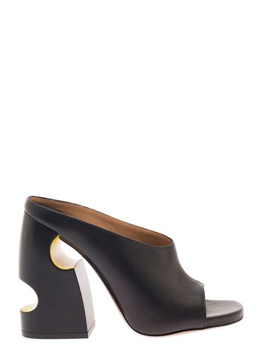 Pop Meteor Mules In Leather Woman - Off-White - Modalova