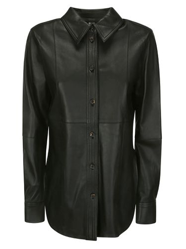 Totême Slim Leather Shirt - Totême - Modalova