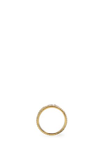 Gold Metal Vlogo Signature Ring - Valentino Garavani - Modalova