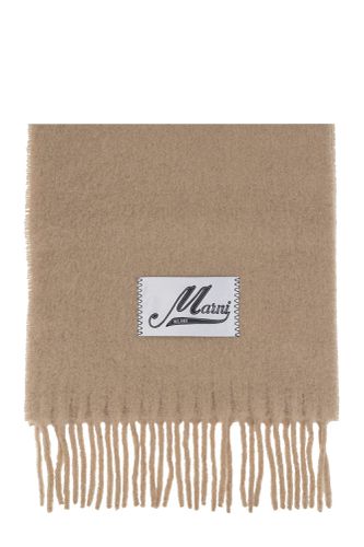 Marni Wool Scarf With Fringes - Marni - Modalova