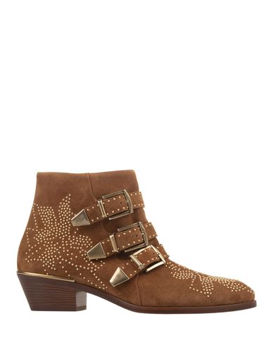 Suede Susanna Ankle Boots - Chloé - Modalova