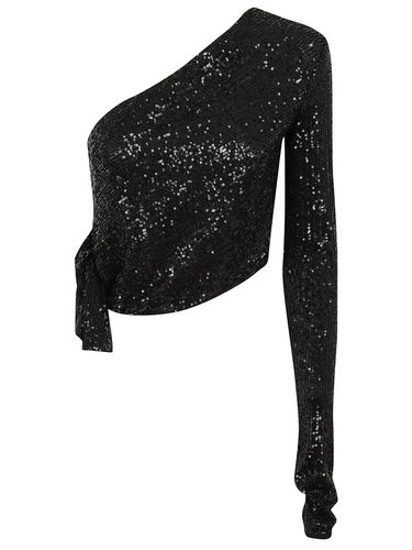 Sequin Embellished One-shoulder Top - Pinko - Modalova