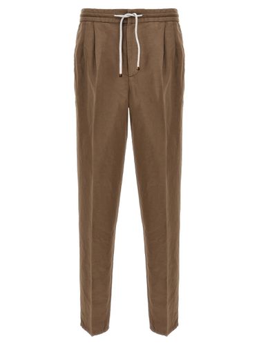 Linen And Cotton Pants - Brunello Cucinelli - Modalova