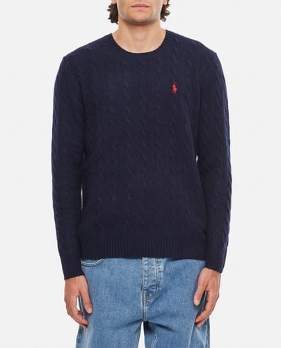 Cable Knit Wool Cashmere Jumper - Polo Ralph Lauren - Modalova