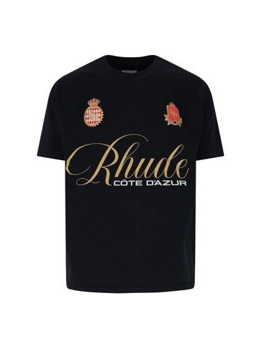 Rhude cote D Azur Crest T-shirt - Rhude - Modalova