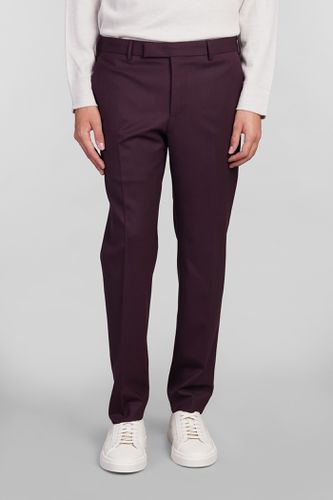 PT Torino Pants In Bordeaux Wool - PT Torino - Modalova