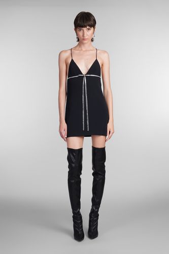 David Koma Dress In Black Viscose - David Koma - Modalova