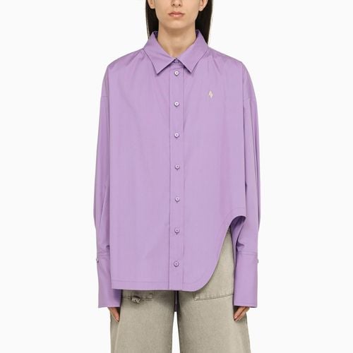 Lavender Poplin Diana Shirt - The Attico - Modalova