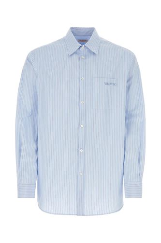 Embroidered Poplin Shirt - Valentino Garavani - Modalova