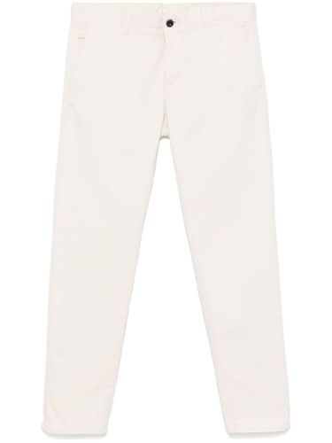 Cream White Cotton Blend Chino Trousers - Incotex - Modalova