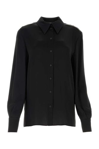 Alberta Ferretti Black Satin Shirt - Alberta Ferretti - Modalova