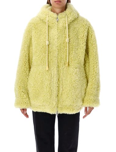 Urbancode Hooded Eco Fur Jacket - urbancode - Modalova