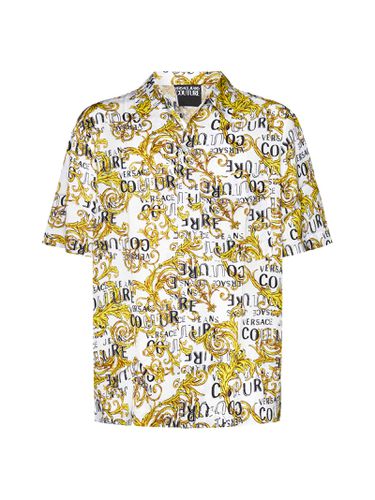 Baroque Logo Shirt - Versace Jeans Couture - Modalova