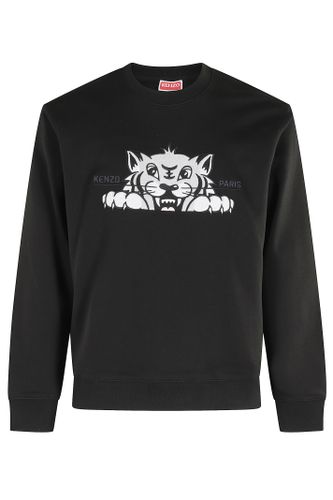 Happy Tiger Embroidered Sweatshirt - Kenzo - Modalova