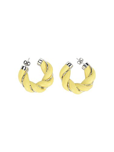 Bottega Veneta Twist Hoop Earrings - Bottega Veneta - Modalova