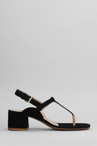 Relac Sandals In Black Suede - Relac - Modalova