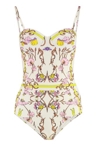 Printed One-piece Swimsuit - Tory Burch - Modalova