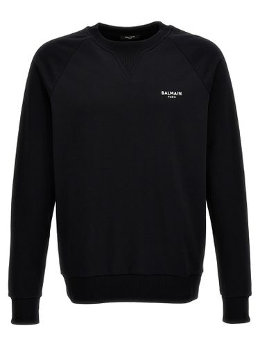 Balmain Flocked Logo Sweatshirt - Balmain - Modalova