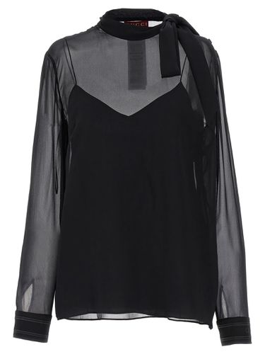 Gucci Georgette Blouse - Gucci - Modalova