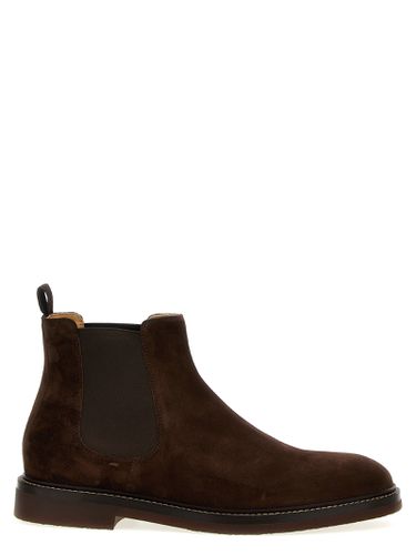 Suede Ankle Boots - Brunello Cucinelli - Modalova