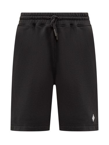 Cross Logo Basket Shorts - Marcelo Burlon - Modalova