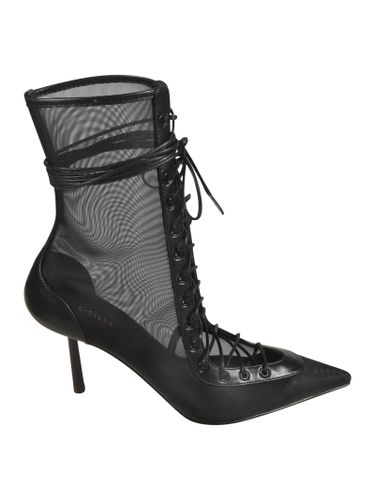 See-through Lace-up Sneakers - Le Silla - Modalova