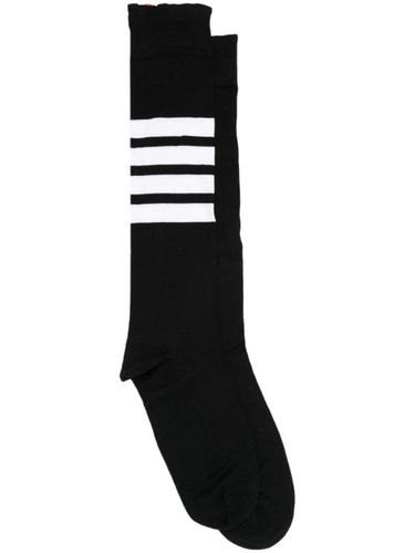 Over The Calf Socks W/ 4 Bar In Lightweight Cotton - Thom Browne - Modalova