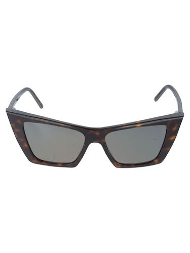 Square Cat Eye Sunglasses - Saint Laurent Eyewear - Modalova