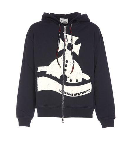 Sunken Orb Zip Hoodie - Vivienne Westwood - Modalova