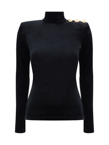 Balmain Velvet Top - Balmain - Modalova