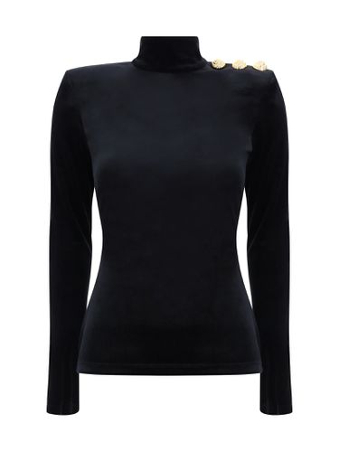 Balmain Velvet Top - Balmain - Modalova