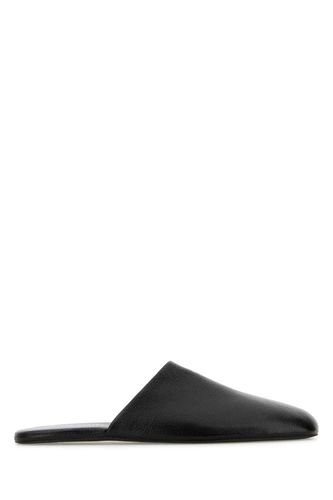 Miu Miu Black Leather Slippers - Miu Miu - Modalova