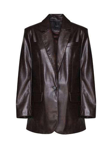 Noventa Faux Leather Blazer Jacket - Pinko - Modalova