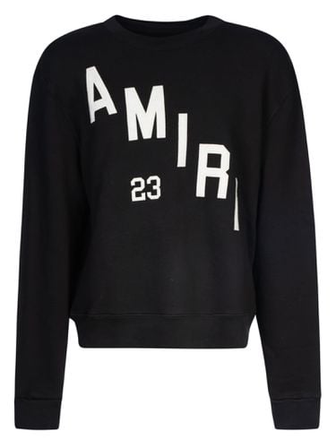 Amiri Appliqué Sweatshirt In Black - AMIRI - Modalova