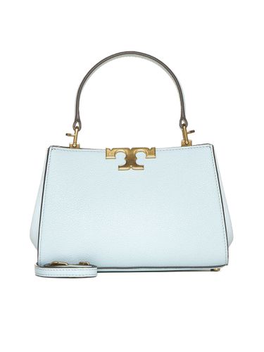 Eleanor Mini Bag In Light Blue Leather - Tory Burch - Modalova