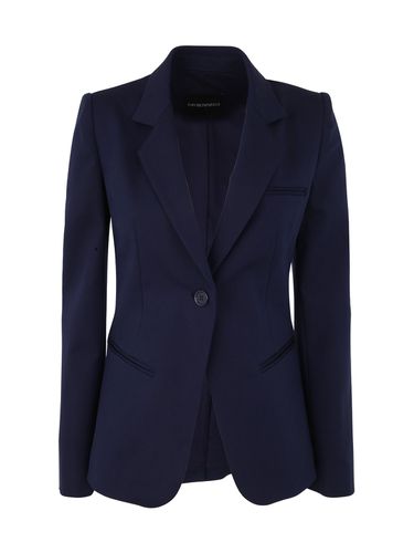 Blazer With One Buttons - Emporio Armani - Modalova