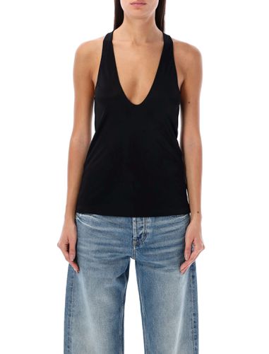 Saint Laurent Silk Tank Top - Saint Laurent - Modalova