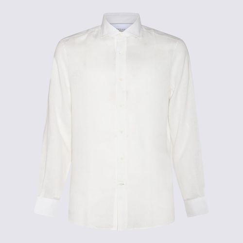 White Linen Shirt - Brunello Cucinelli - Modalova