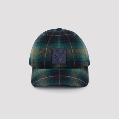 Loewe Patch Tartan Check Cap - Loewe - Modalova