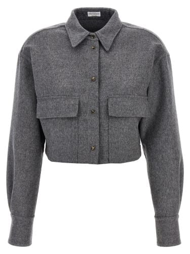 Cropped Cashmere Shirt - Brunello Cucinelli - Modalova